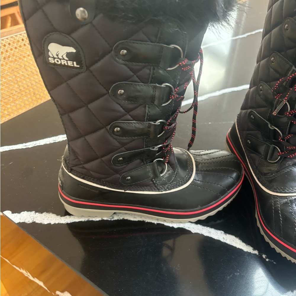 Sorel boots.